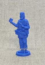Солдатики из пластика Киевская Русь. Мирный житель. Бортник Некрас (синий), Воины и битвы - фото