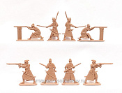 Солдатики из пластика Армия Ивана Грозного №3 (8 шт., бежевый) 1:32, Уфимский солдатик - фото
