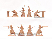 Солдатики из пластика Армия Ивана Грозного №3 (8 шт., бежевый) 1:32, Уфимский солдатик - фото