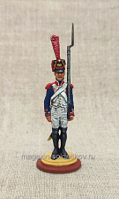 Миниатюра из олова Французский гренадер 1809-13 гг., 54 мм, Студия Большой полк - фото