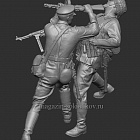 Сборная фигура из смолы Схватка автоматчика РККА с фельдфебелем пехоты Вермахта. Лето 1941-42, 1:35, SOGA miniatures (SM 3016) (SM 3016)