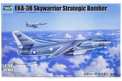 Сборная модель из пластика Cамолет - бомбардировщик ЕKА-3В Skywarrior (1:48) Трумпетер (02872) (02872)