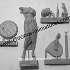 Сборная миниатюра из смолы Индийская женщина-телохранитель, 4-2 века до н.э., 54 мм, Chronos miniatures