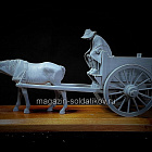 Сборная миниатюра из смолы Повозка, 54 мм, TRILOKA miniatures (TLK-54-046) (TLK-54-046)