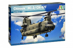 Сборная модель из пластика ИТ Вертолет CHINOOK HC.2 / CH-47F (1/48) Italeri