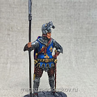 Миниатюра из олова Французский рыцарь, Столетняя война, 54 мм, Студия Большой полк (ИЛ2350.08.15.54) (ИЛ2350.08.15.54)