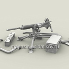 Сборная фигура из смолы SM 3119 Японский станковый пулемёт (тип 92), 1:35, SOGA miniatures (SM-3119) (SM-3119)