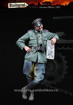 Сборная фигура из смолы Немецкий офицер 1/35, Stalingrad