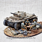Диорама с T-II D на подставке (1:35) Магазин Солдатики (Д35061) (Д35061)