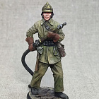 Миниатюра из олова Боец пожарной охраны, 54 мм, Студия Большой полк (ИЛ2459.14.01.54) (ИЛ2459.14.01.54)