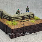 Макет полевого штаба, в росписи 1/72 (530-123) (530-123)