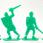 Барон Хлодомир и его люди 54 мм ( 4+2 шт, зеленый цвет), Воины и битвы