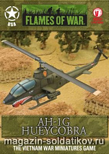 Сборная модель из пластика AH-1G Huey Cobra (15мм) Flames of War - фото