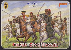 Солдатики из пластика Конные терские казаки.Крымская война (1/72) Strelets (026) (026)