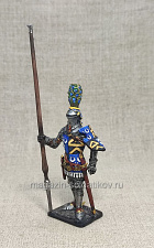 Миниатюра из олова Сэр Эдмунд де Форп, Англия XIV-XV вв., 54 мм, Студия Большой полк - фото