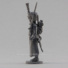 Сборная миниатюра из смолы Сапер легкой пехоты, стоящий, Франция, 28 мм, Аванпост