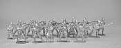 Фигурки из металла Красная гвардия, 28 мм, набор 21 фигура - фото