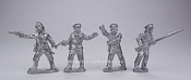Фигурки из металла Командная группа, 28 мм, набор из 4 фигур - фото