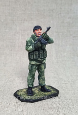 Миниатюра из олова Боец СВО, 54 мм, Студия Большой полк - фото