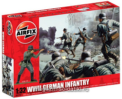 Солдатики из пластика А Немецкая пехота (1/32) Airfix (2702) (2702)
