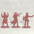 Солдатики из мягкого резиноподобного пластика Ковбои №1, набор 6 шт, 1/32 Soldiers. Есть