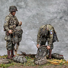 Сборная фигура из смолы SM 3635 Парашютисты США. День Д.1944 год, 1:35, SOGA miniatures (SM-3635) (SM-3635)