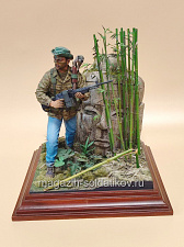 Виньетка «Вьетнам» (смола) - в росписи 1/9 (200 мм) - фото