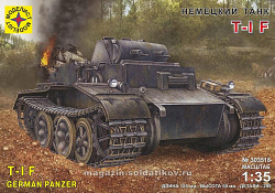 Сборная модель из пластика Немецкий танк Т-I F 1:35 Моделист