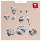 Сборные фигуры из смолы Cyborg 2.0 Brute, 28 мм, Артель авторской миниатюры «W»