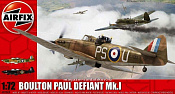 Сборная модель из пластика А Самолет Boulton Paul Defiant Mk.1 (1/72) Airfix - фото