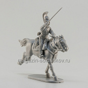 Сборная миниатюра из смолы Рядовой драгунского полка, 28 мм, Аванпост - фото