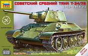 5001 Танк Т-34/76 43 года  (1/72) Звезда