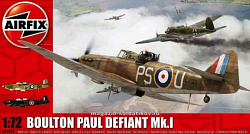 Сборная модель из пластика А Самолет Boulton Paul Defiant Mk.1 (1/72) Airfix (2069) (2069)