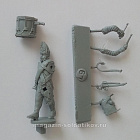 Сборная миниатюра из смолы Батальонный барабанщик Павловского полка, идущий 28 мм, Аванпост
