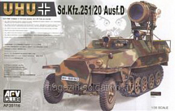Немецкий бронетраснспортер Sd.Kfz.251/20 Ausf. D.'UHU' 1:35) AFV Club