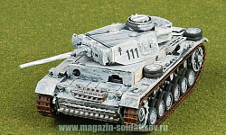 Масштабная модель в сборе и окраске Танк PANZER III AUSF. L 3.Pz.Gren.Div., Russia 1942, Panzerstahl