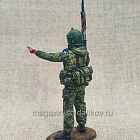 Миниатюра из олова Боец внутренних войск, Россия, 54 мм (ИЛ1928.16.01.54) (ИЛ1928.16.01.54)