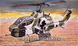 Сборная модель из пластика ИТ Вертолет Super Cobra AH-1W (1/72) Italeri (0160) (0160)