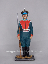 Миниатюра в росписи Унтер-офицер Лейб гвардии Егерского полка, Россия 1914г., 1:32, Сибирский партизан - фото