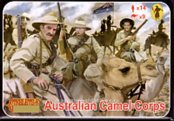 Солдатики из пластика Australian Camel Corps (1/72) Strelets (166) (166)