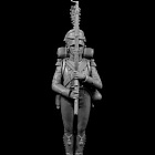 Сборная миниатюра из металла Вольтижер легиона Вислы, 1810-13. 54 мм, Chronos miniatures (CHM-54145 (М)) (CHM-54145 (М))