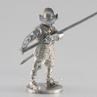 Сборная миниатюра из металла Пикинер, стоящий 28 мм, Аванпост