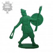 Солдатики из пластика Пращник (зеленый), Воины и битвы - фото