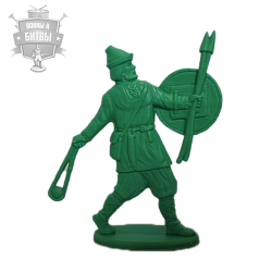Солдатики из пластика Пращник (зеленый), Воины и битвы (CN273_1) (CN273_1)