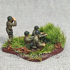 Пулемет Браунинг с расчетом, в росписи 1/72 (530-120) (530-120)