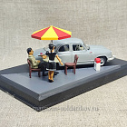 Panhard Dyna Z Etape 22, grey Altaya 1/43 (QGM-001) (QGM-001)