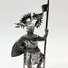 Миниатюра из олова Германский рыцарь, XII-XIII вв. 54 мм, Солдатики Публия