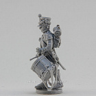 Сборная миниатюра из смолы Барабанщик фузилёрной роты, идущий, Франция, 28 мм, Аванпост