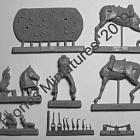 Сборная миниатюра из металла Офицер эскадрона Литовских татар, Франция 1812-13 54 мм, Chronos miniatures
