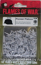 Миниатюра из металла Pioneer Platoon (15мм) Flames of War - фото